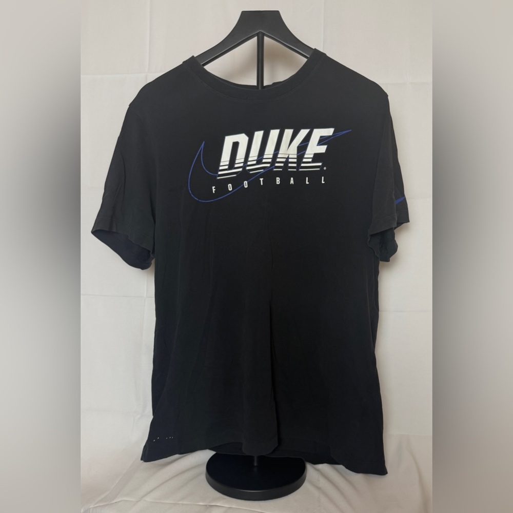 Nike Black Duke University Blue Devil Football Tee